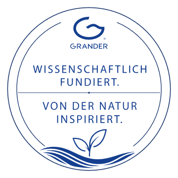 GRANDER-Siegel: Wissenschaftlich fundiert. Von der Natur inspiriert.